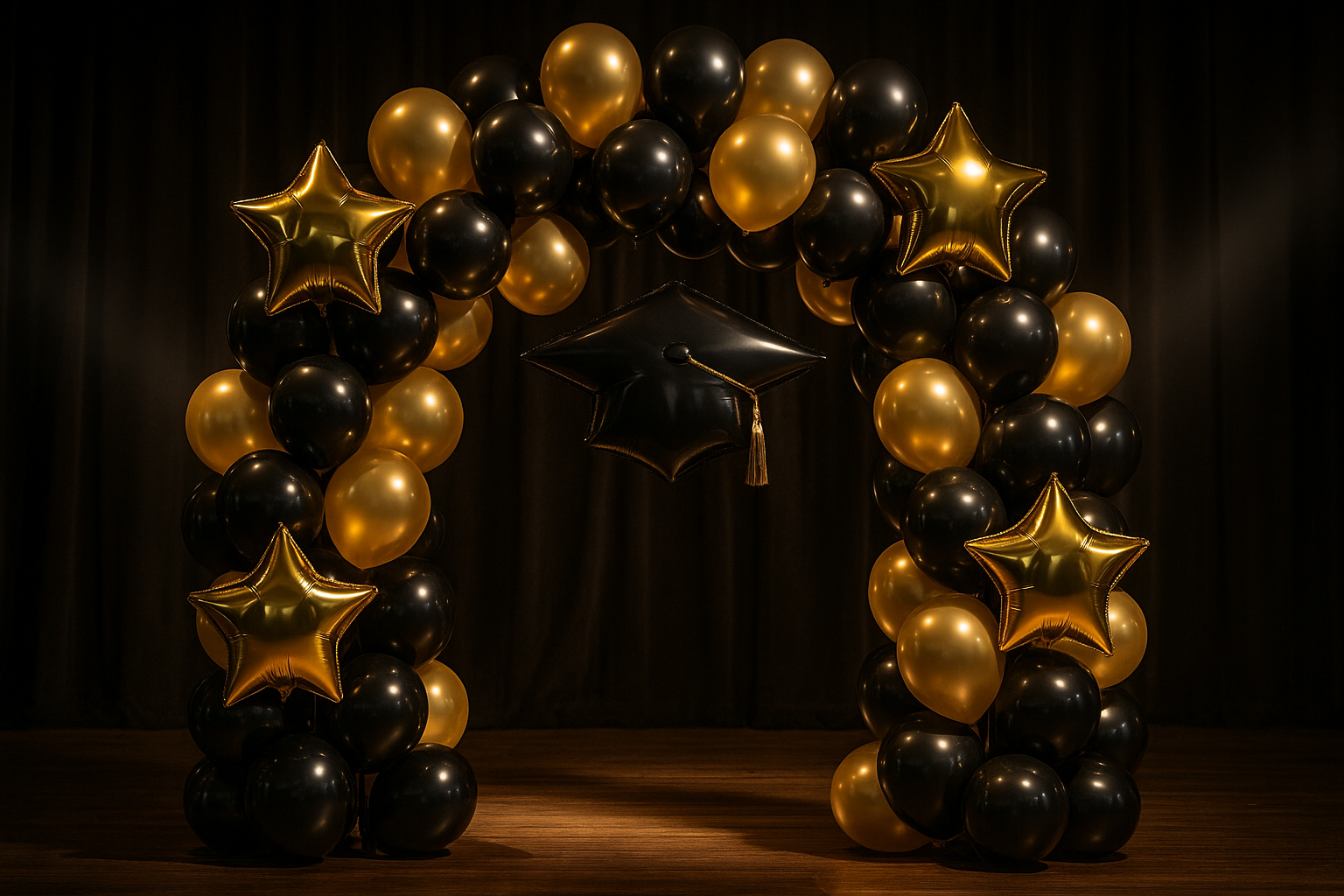 Graduation balloon decoration
